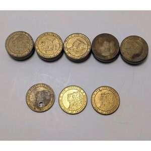 New Hampshire Department of Transportation Turnpike transit token Lot 28 - One B